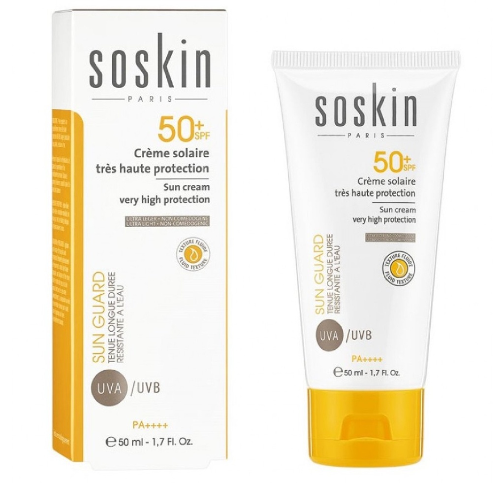 كريم واقي من الشمس SOSKIN SPF 50+ 50 مل