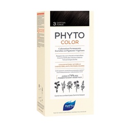 [G10759] PHYTO HAIR COLOUR  DARK BROWN NO-3